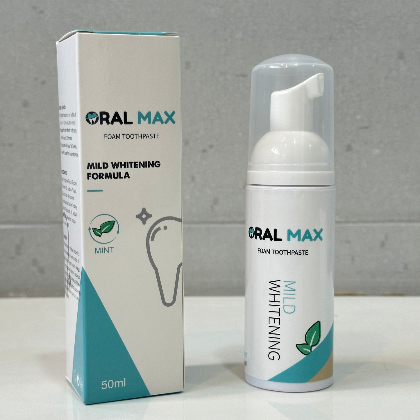 ORAL MAX - Mild Whitening Foam Formula